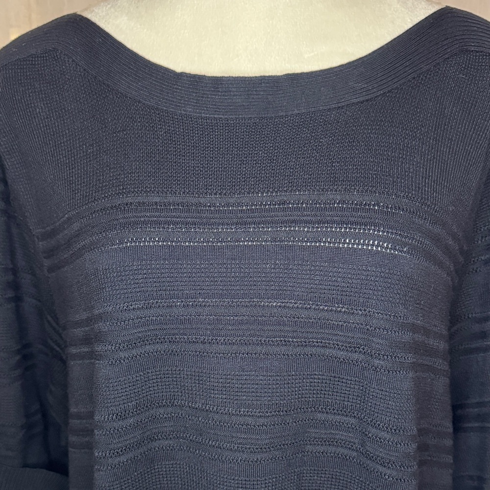 Apt. 9 Elegant Black Crew Neck Sweater - Picture 3 of 8